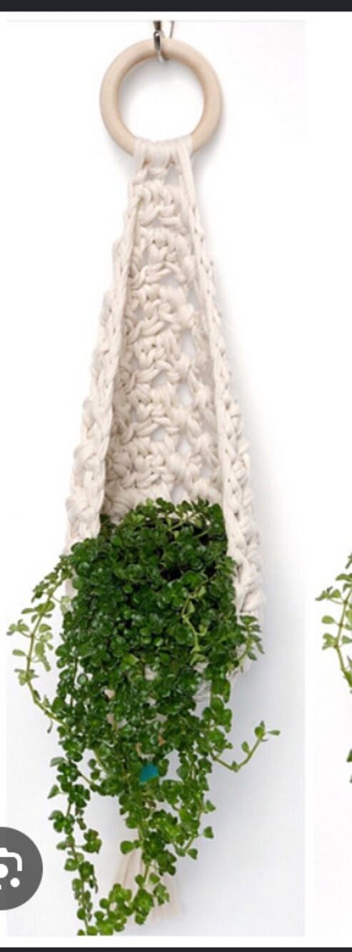 THRESHOLD | HANGING FAUX PLANT AND MACRAME | 2 PACK SET